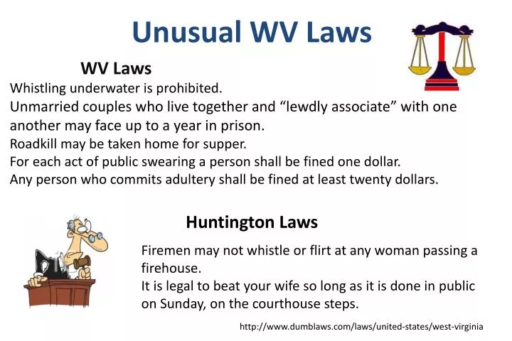 unusual wv laws