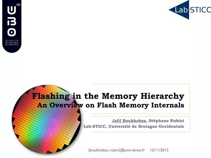 flashing in the memory hierarchy an overview on flash memory internals
