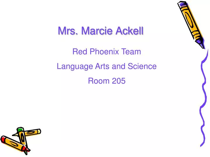 mrs marcie ackell