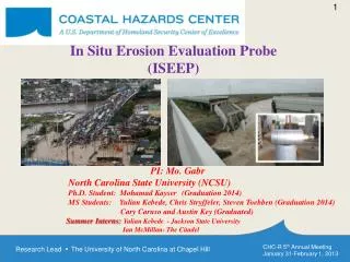 In Situ Erosion Evaluation Probe ( ISEEP )