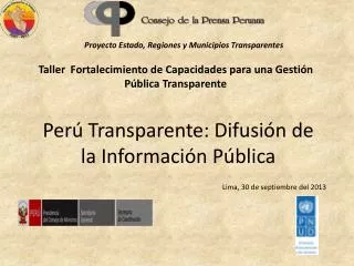 per transparente difusi n de la informaci n p blica