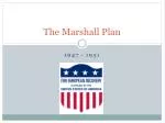 The Marshall Plan - slide 1