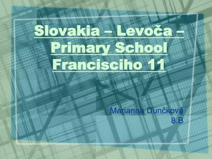 slovakia levo a primary school francisciho 11