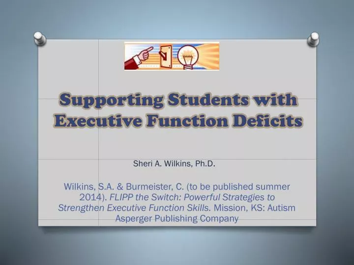 supporting students with executive function deficits