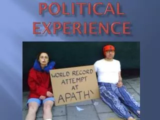 Political Experience
