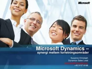 Microsoft Dynamics – synergi mellem forretningsområder