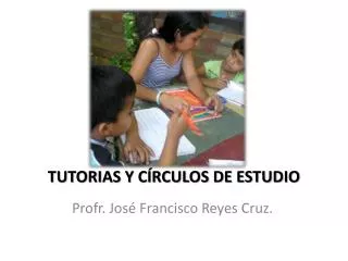tutorias y c rculos de estudio