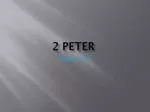 2 Peter - slide 1