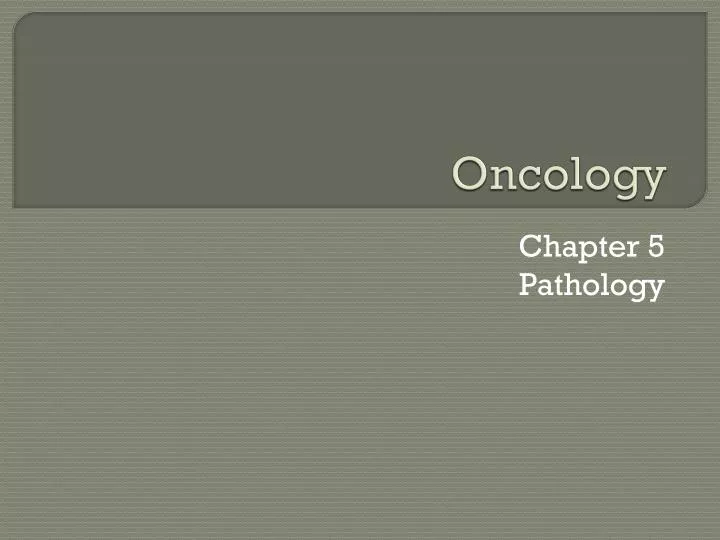 oncology