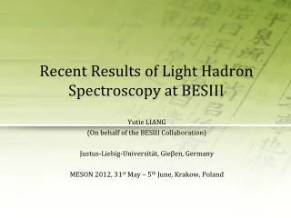 Recent Results of Light Hadron Spectroscopy at BESIII