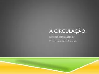 a circula o