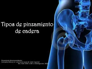 tipos de pinzamiento de cadera