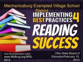 Ohio State Board of EducationFebruary 10, 2014