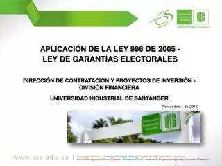 DIRECCIÓN DE CONTRATACIÓN Y PROYECTOS DE INVERSIÓN - DIVISIÓN FINANCIERA