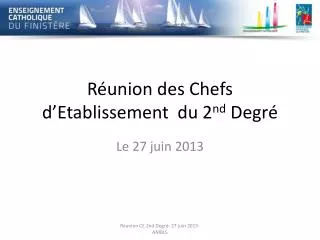 r union des chefs d etablissement du 2 nd degr