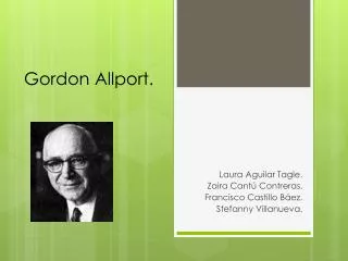 gordon allport