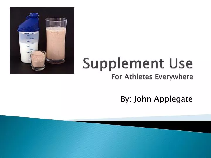 supplement use for athletes everywhere