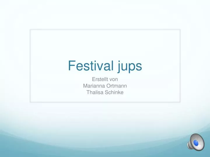 festival jups