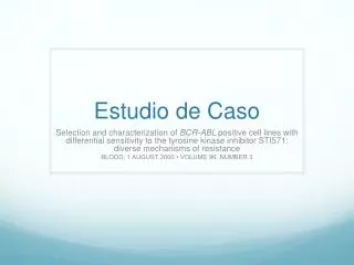 estudio de caso