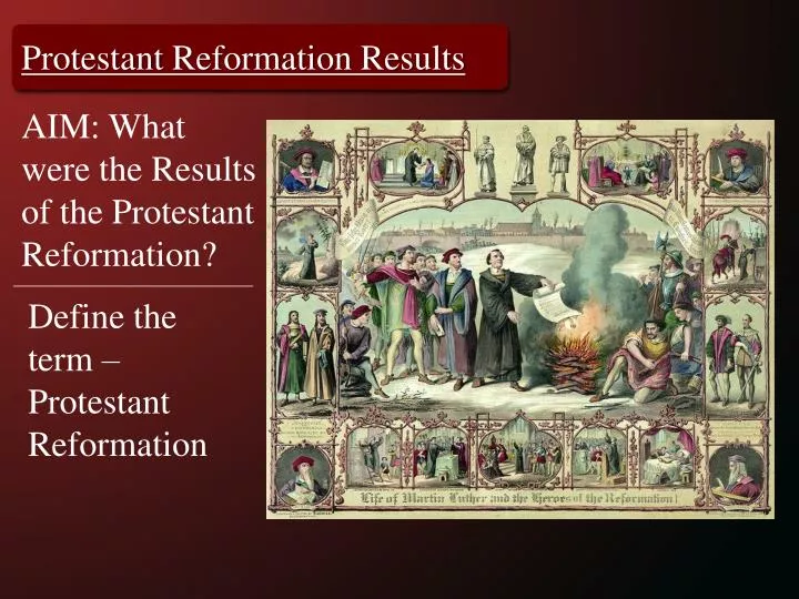 protestant reformation results