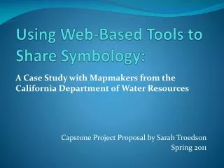 Using Web-Based Tools to Share Symbology:
