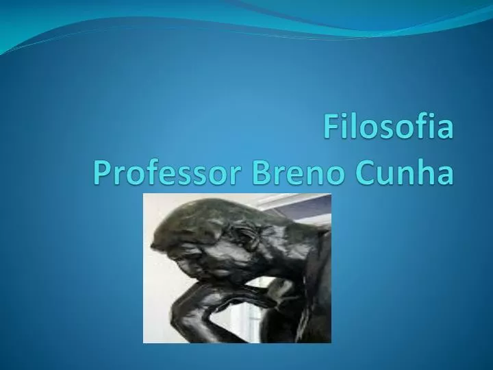 filosofia professor breno cunha