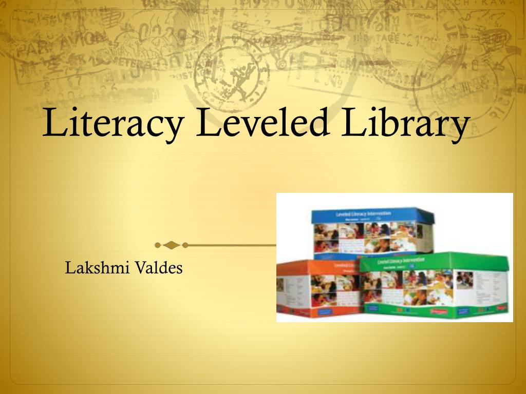 PPT - Literacy Leveled Library PowerPoint Presentation, free download ...