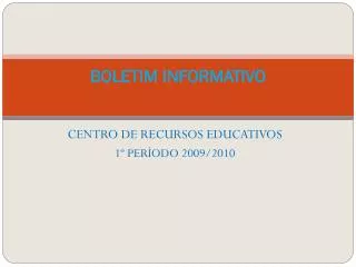 boletim informativo