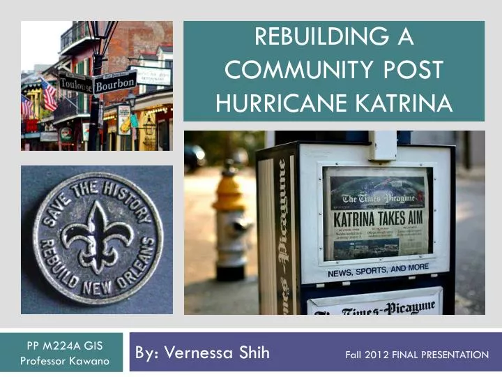 rebuilding a community post hurricane katrina