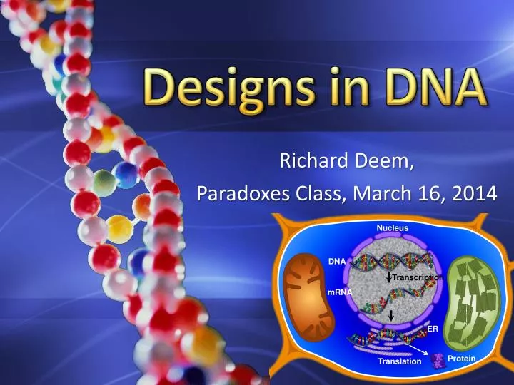 designs in dna