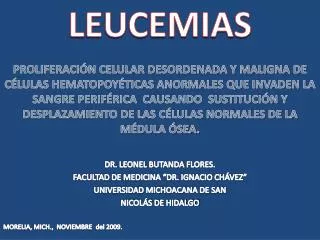 leucemias