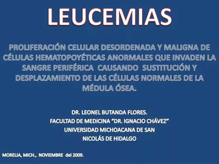 leucemias