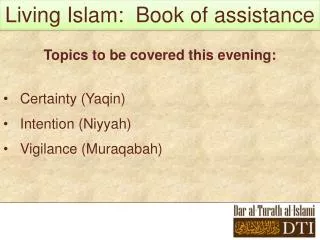 Living Islam: Book of assistance