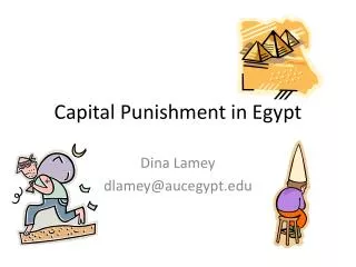 Capital Punishment in Egypt