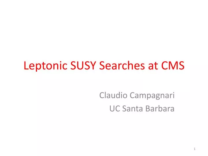 leptonic susy searches at cms
