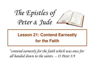 The Epistles of Peter &amp; Jude