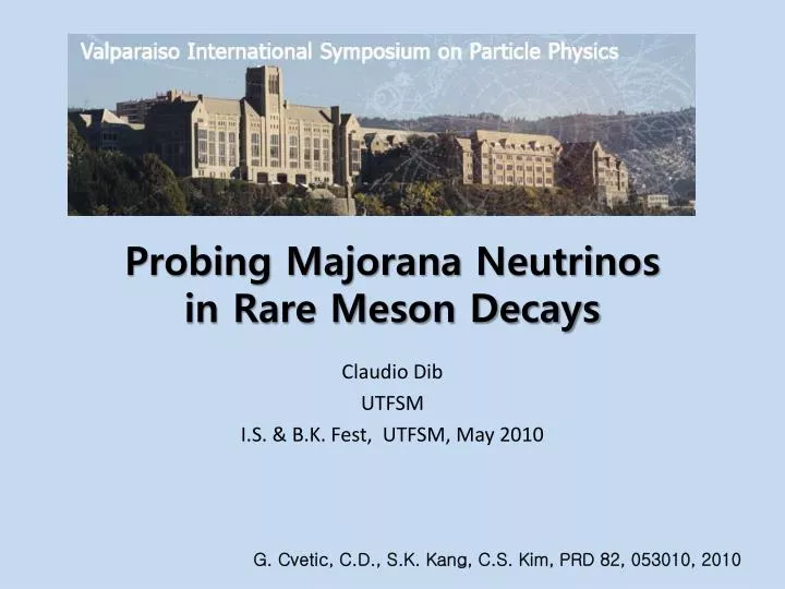 probing majorana neutrinos in rare meson decays