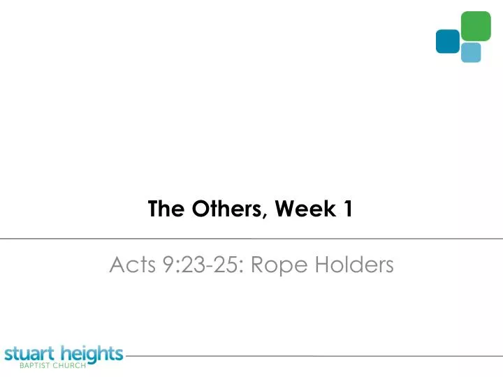 the others week 1