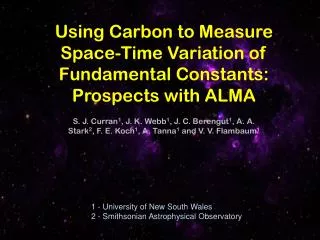 Using Carbon to Measure Space-Time Variation of Fundamental Constants: Prospects with ALMA