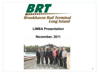 LIMBA Presentation November, 2011