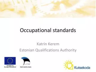 Occupational standards