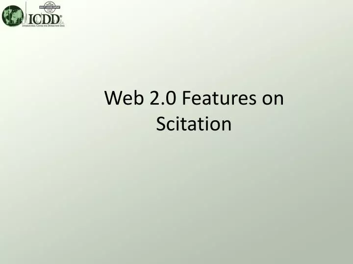 web 2 0 features on scitation