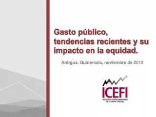 gasto p blico tendencias recientes y su impacto en la equidad