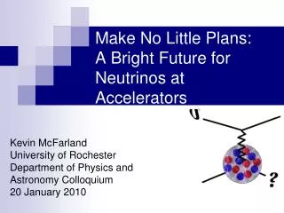 Make No Little Plans: A Bright Future for Neutrinos at Accelerators