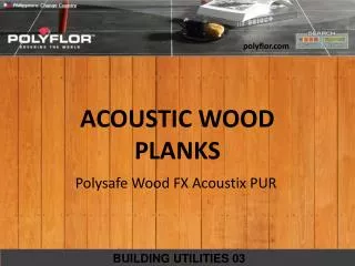 Polysafe Wood FX Acoustix PUR