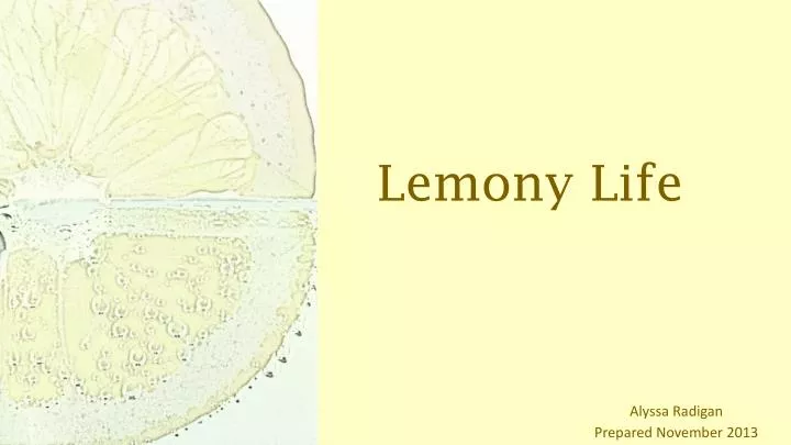 lemony life