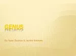 Genus - slide 1