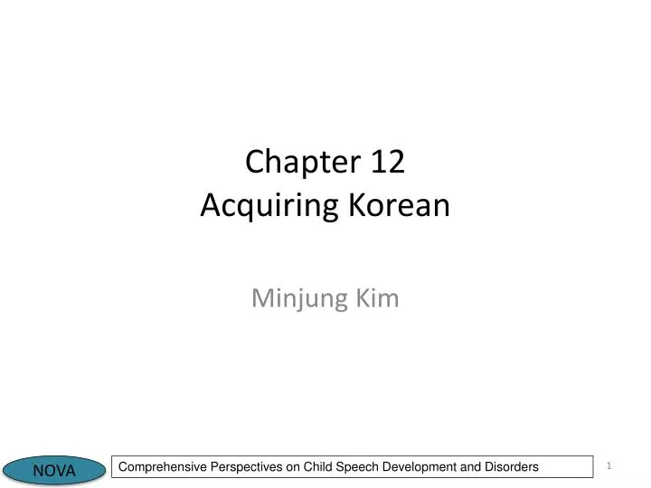 chapter 12 acquiring korean