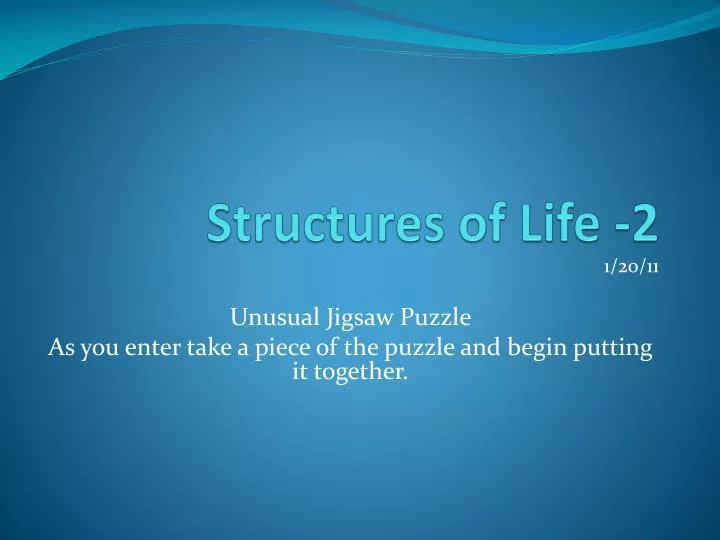 structures of life 2