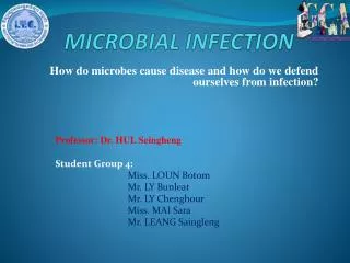 MICROBIAL INFECTION